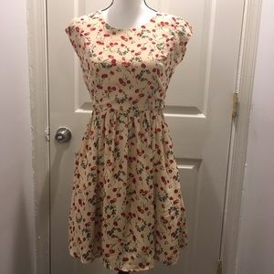 Cherry Print Dress